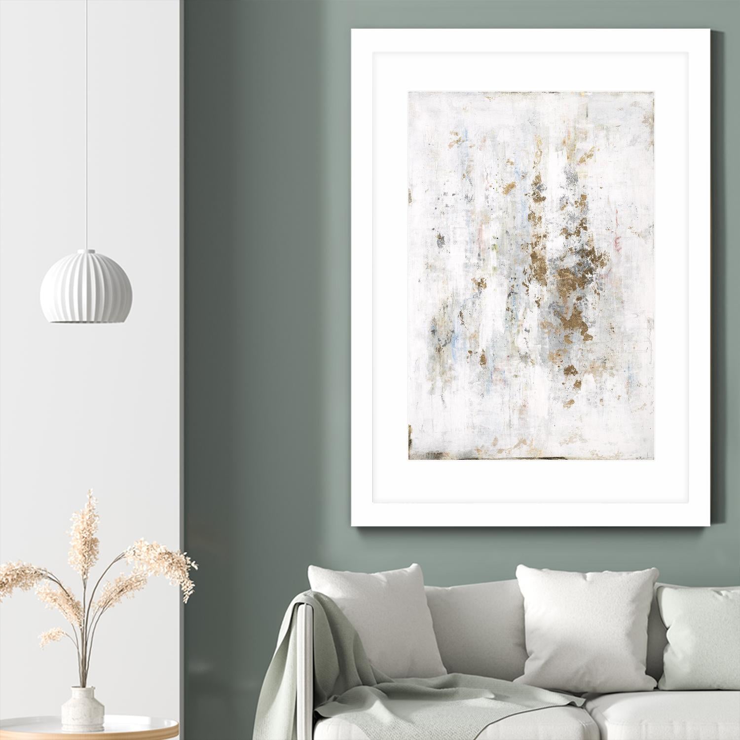 Drips and Dabs II by Daleno Art on GIANT ART - gold abstract abstract