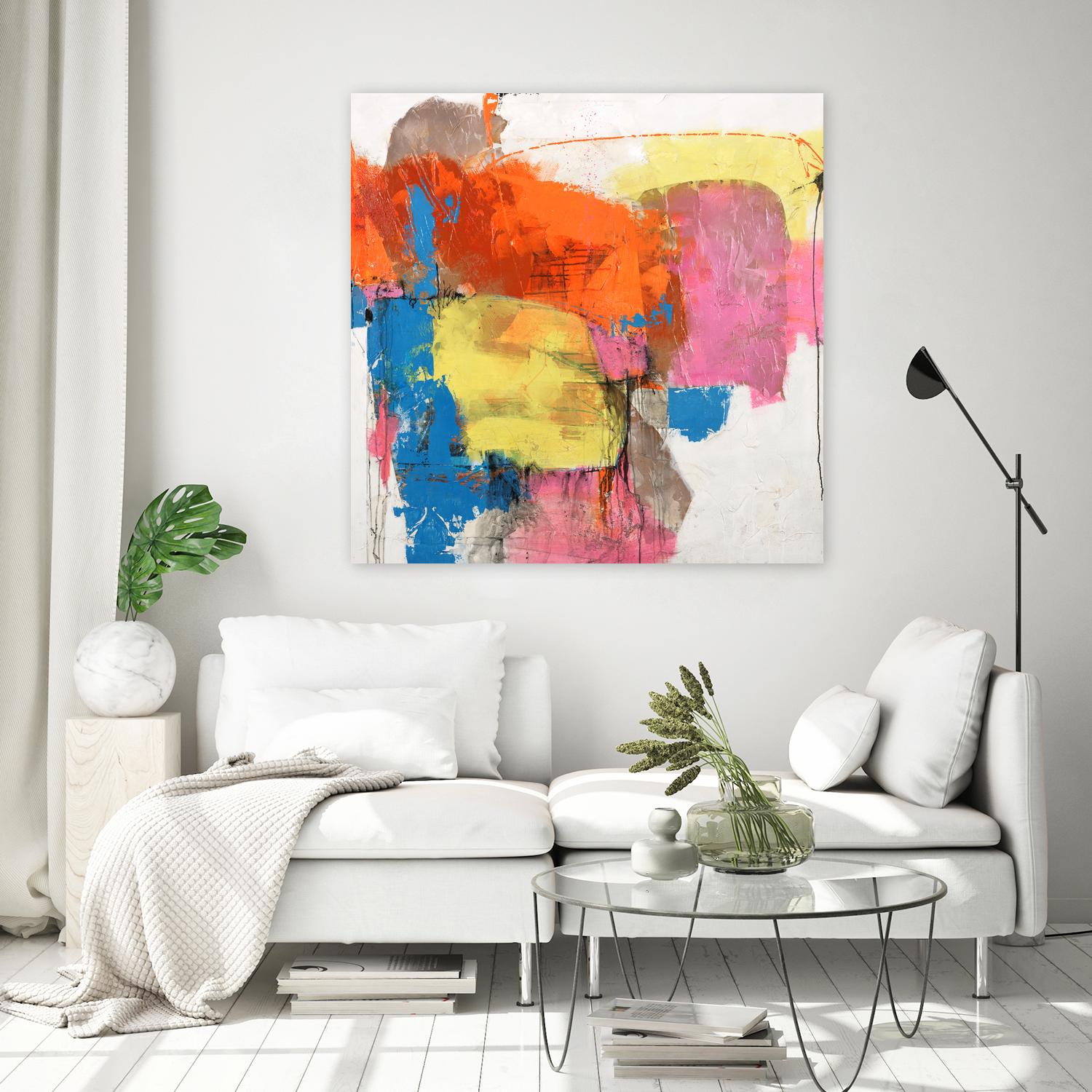 End of Time by Daleno Art on GIANT ART - orange abstract