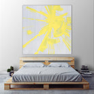 Holiday Festivities I by Daleno Art on GIANT ART - yellow abstract