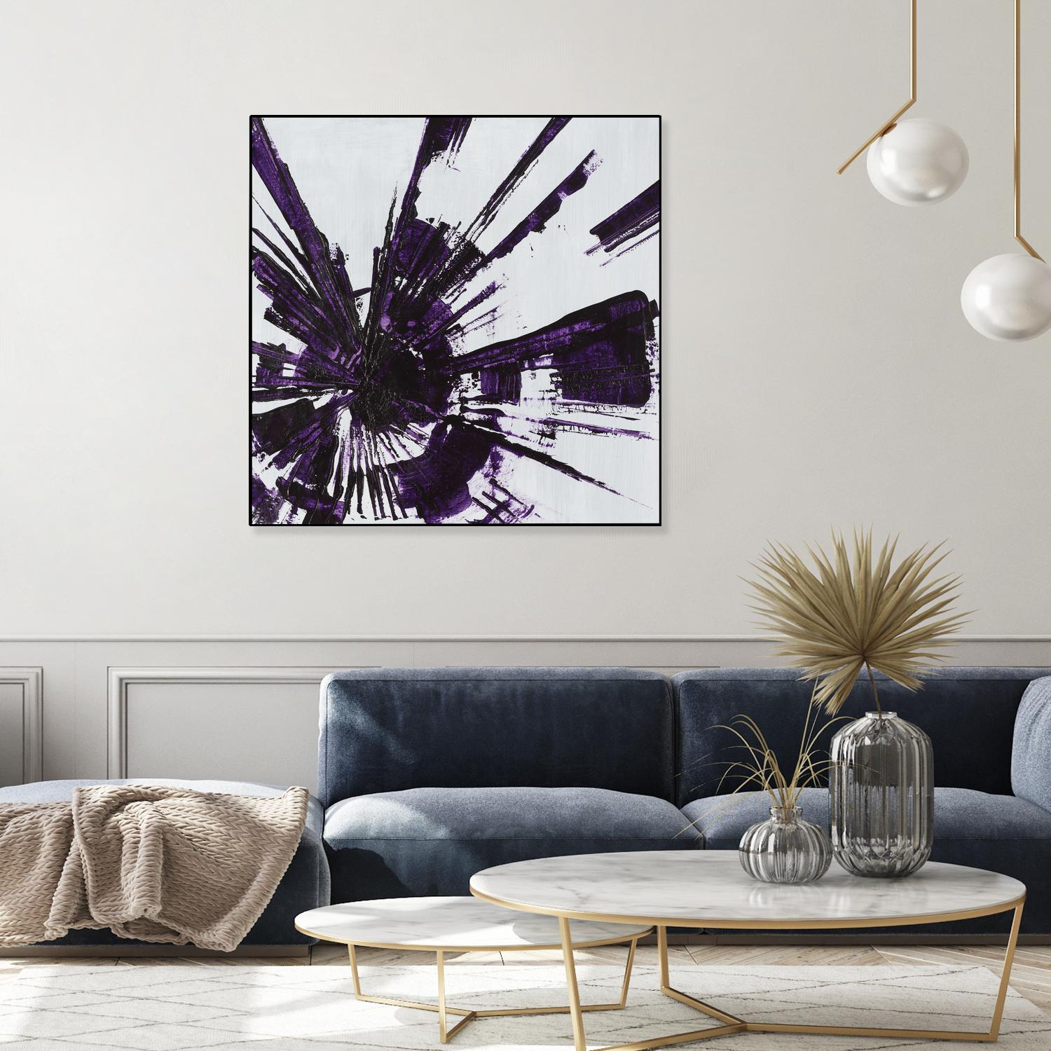 Holiday Festivities III by Daleno Art on GIANT ART - purple abstract
