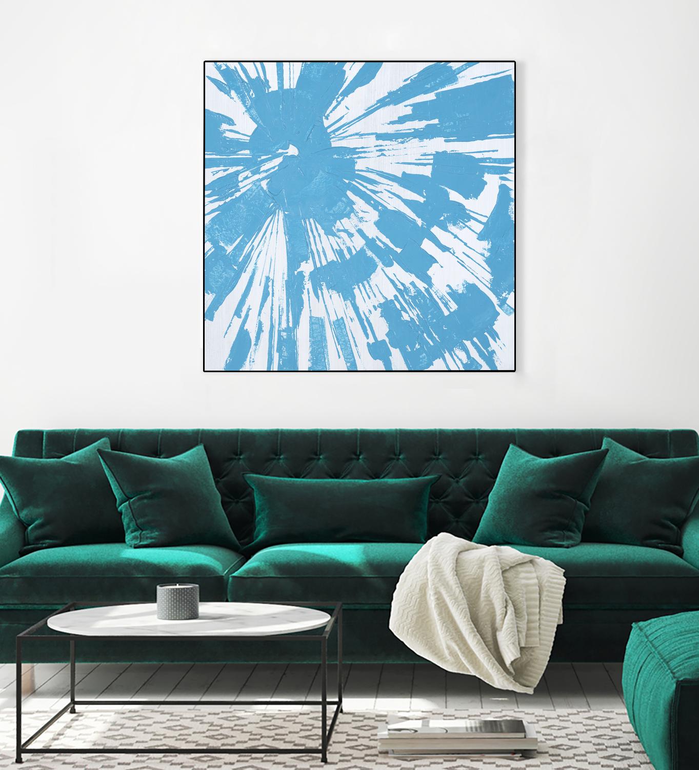 Holiday Festivities IV by Daleno Art on GIANT ART - blue pop art pop art