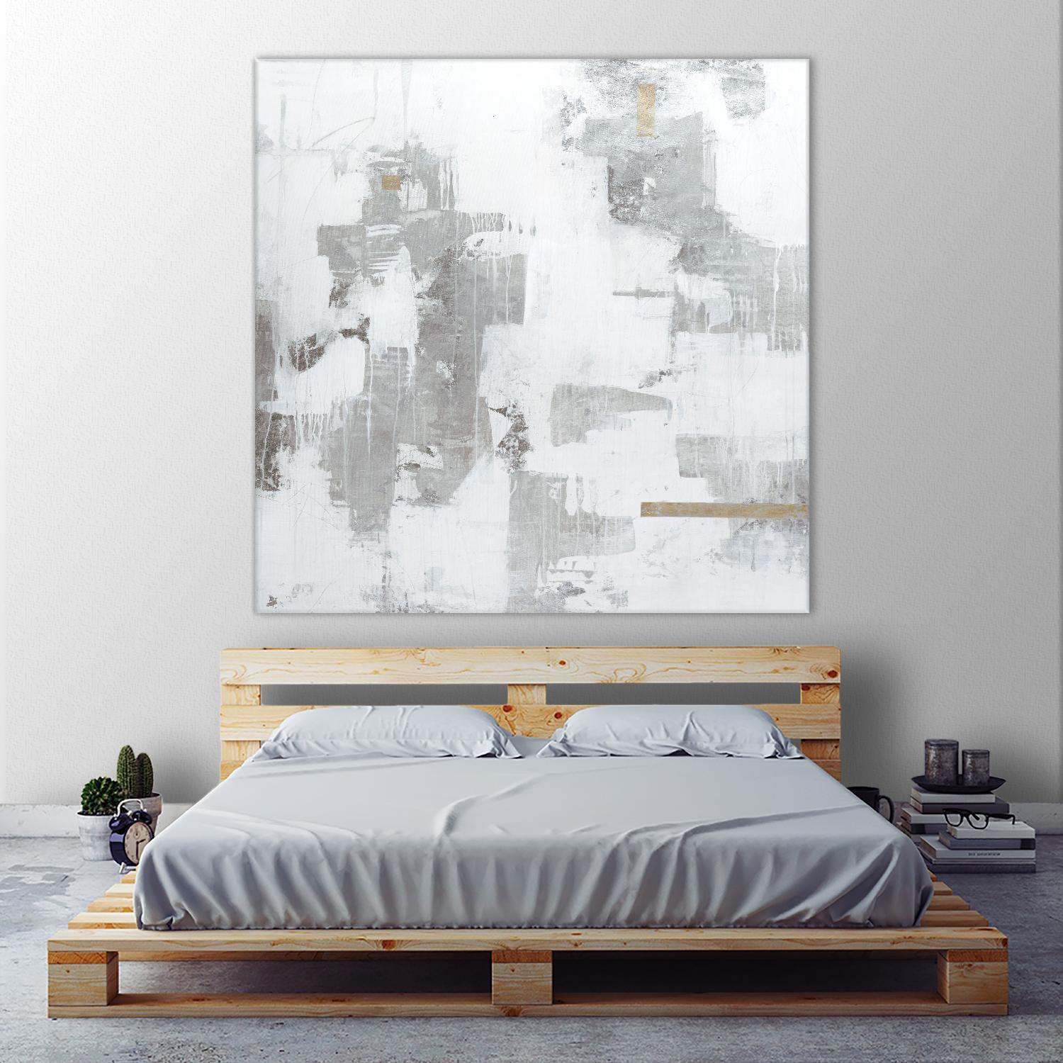 Haloed in Metallic II by Daleno Art on GIANT ART - gold abstract abstract 