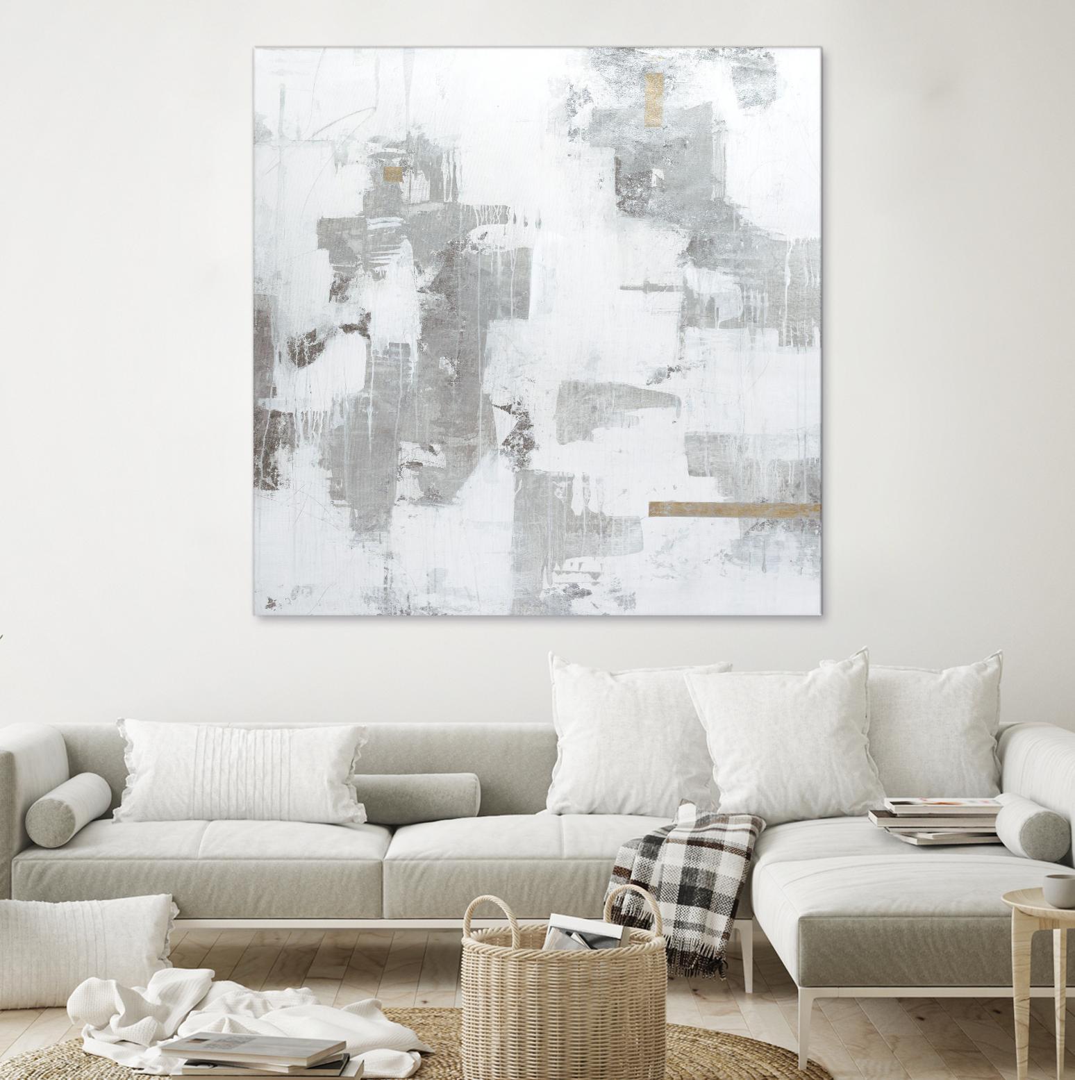 Haloed in Metallic II by Daleno Art on GIANT ART - gold abstract abstract 