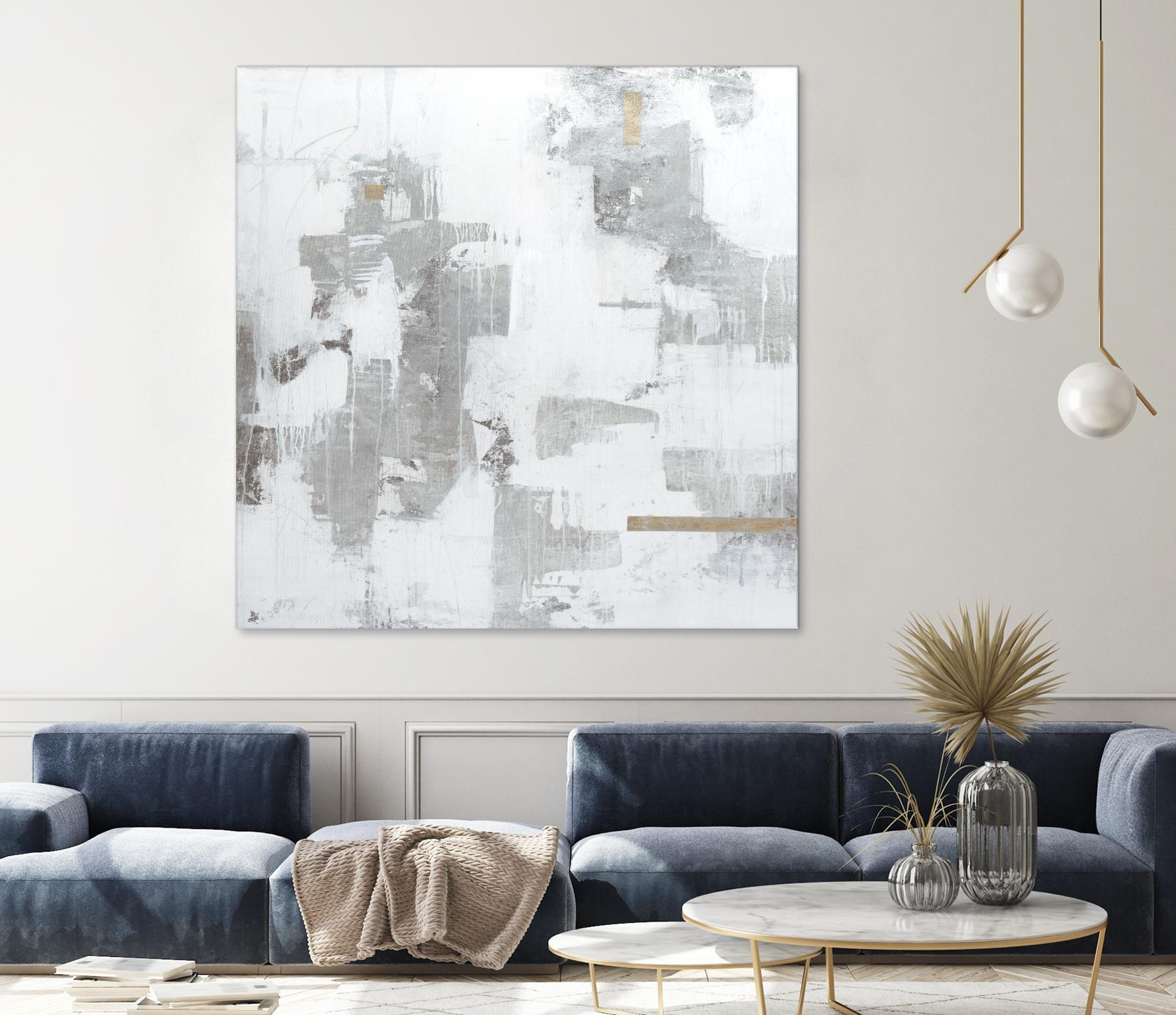 Haloed in Metallic II by Daleno Art on GIANT ART - gold abstract abstract 