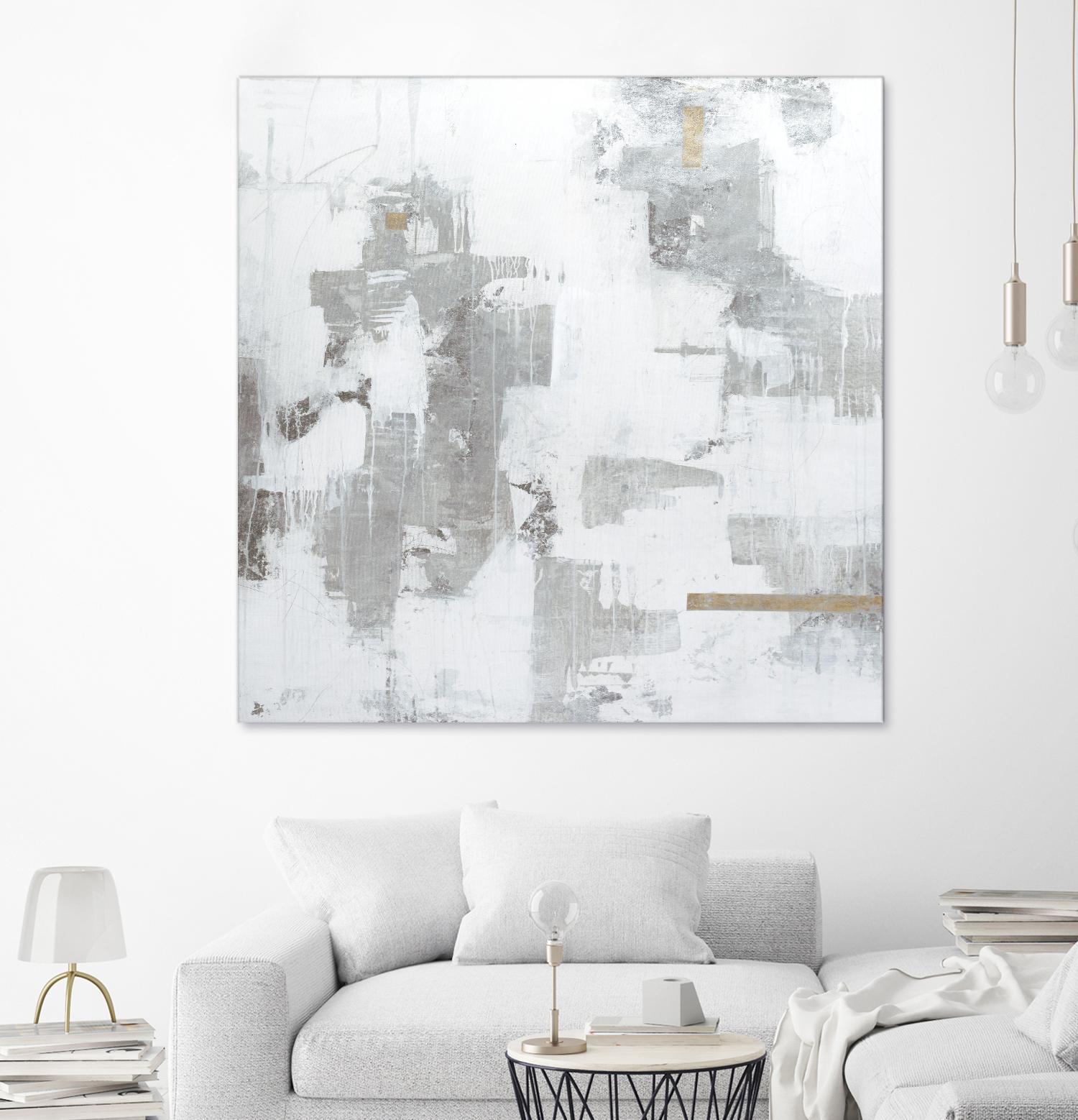 Haloed in Metallic II by Daleno Art on GIANT ART - gold abstract abstract 