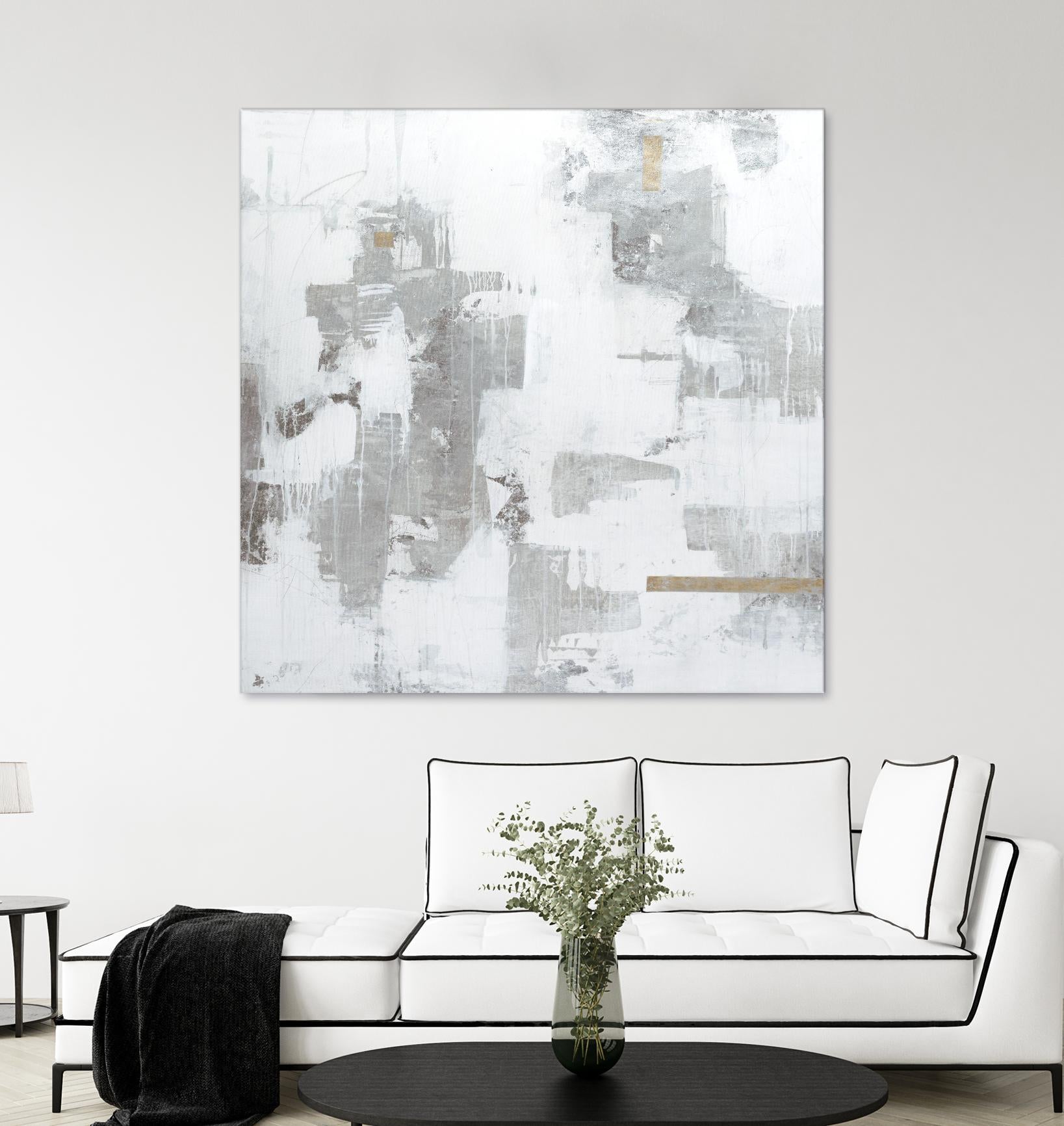 Haloed in Metallic II by Daleno Art on GIANT ART - gold abstract abstract 