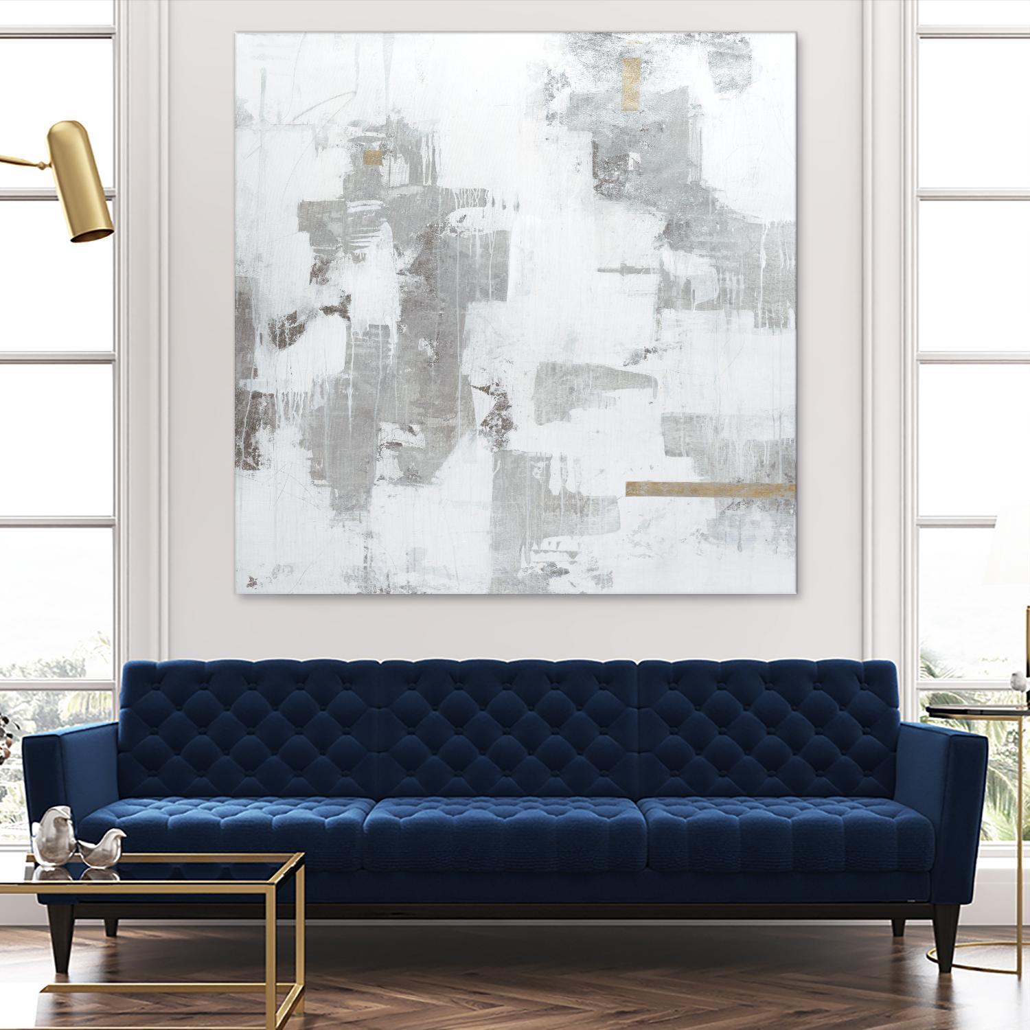 Haloed in Metallic II by Daleno Art on GIANT ART - gold abstract abstract 