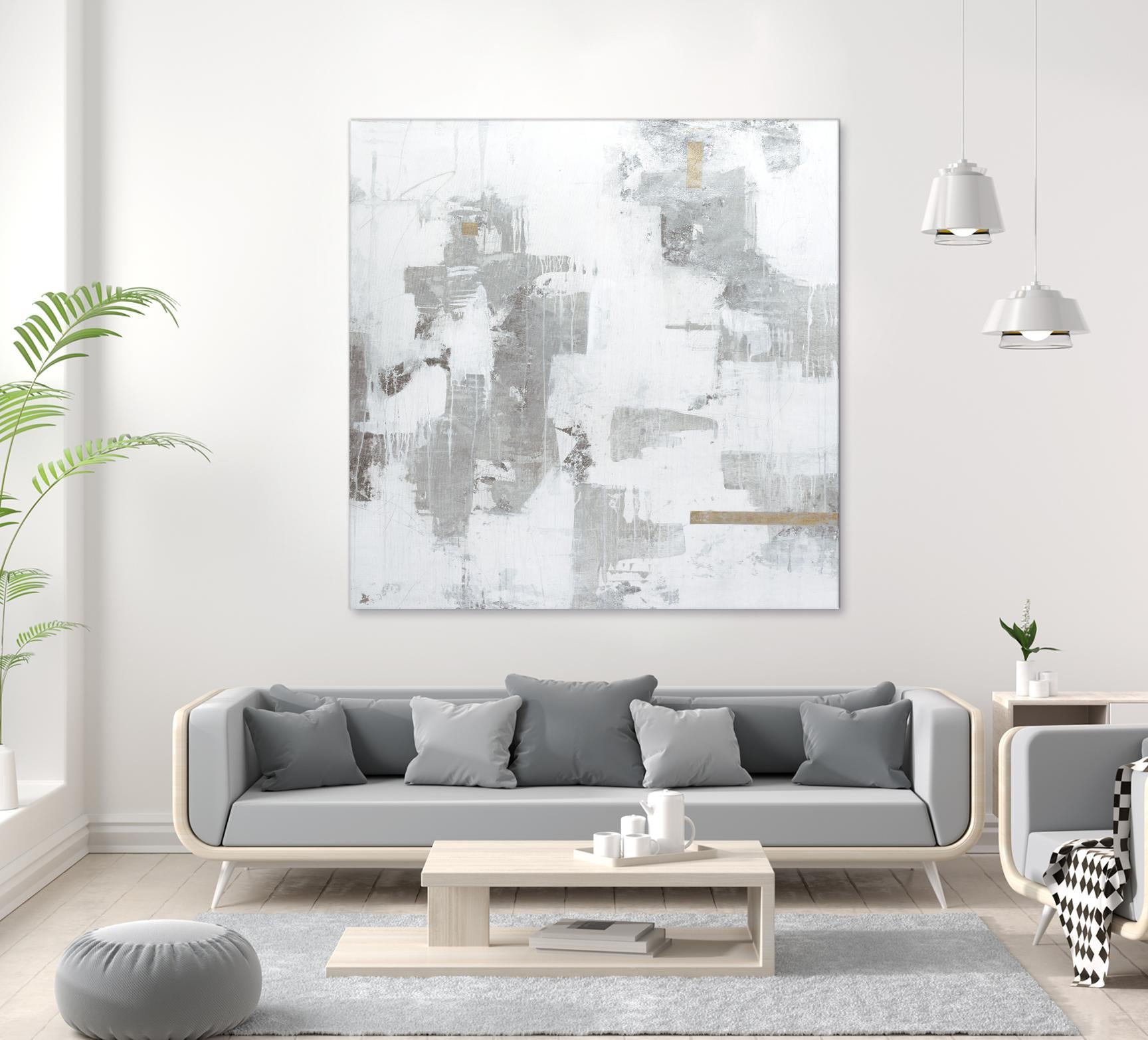 Haloed in Metallic II by Daleno Art on GIANT ART - gold abstract abstract 