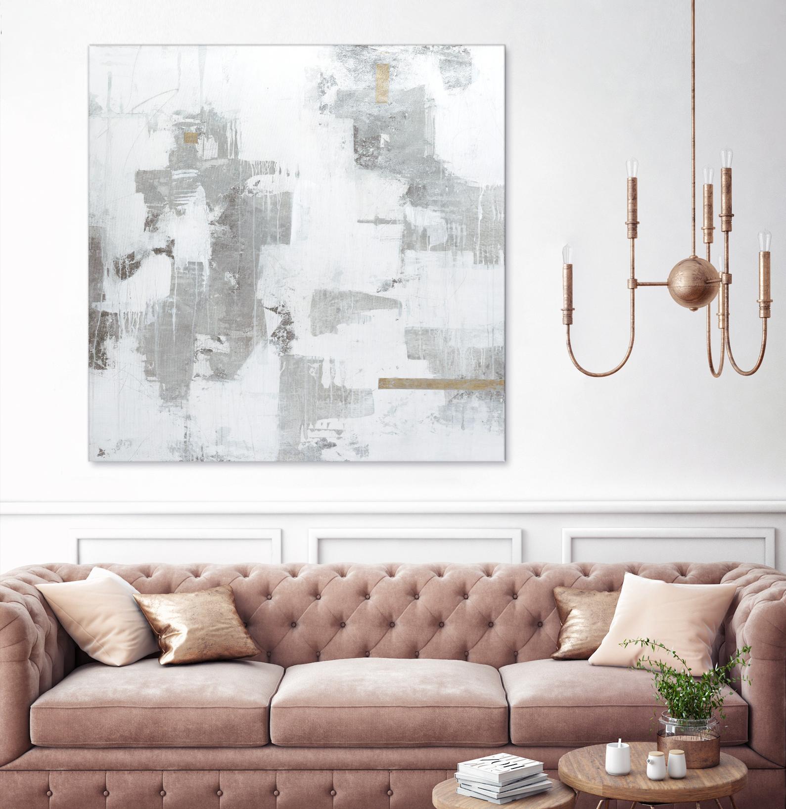 Haloed in Metallic II by Daleno Art on GIANT ART - gold abstract abstract 