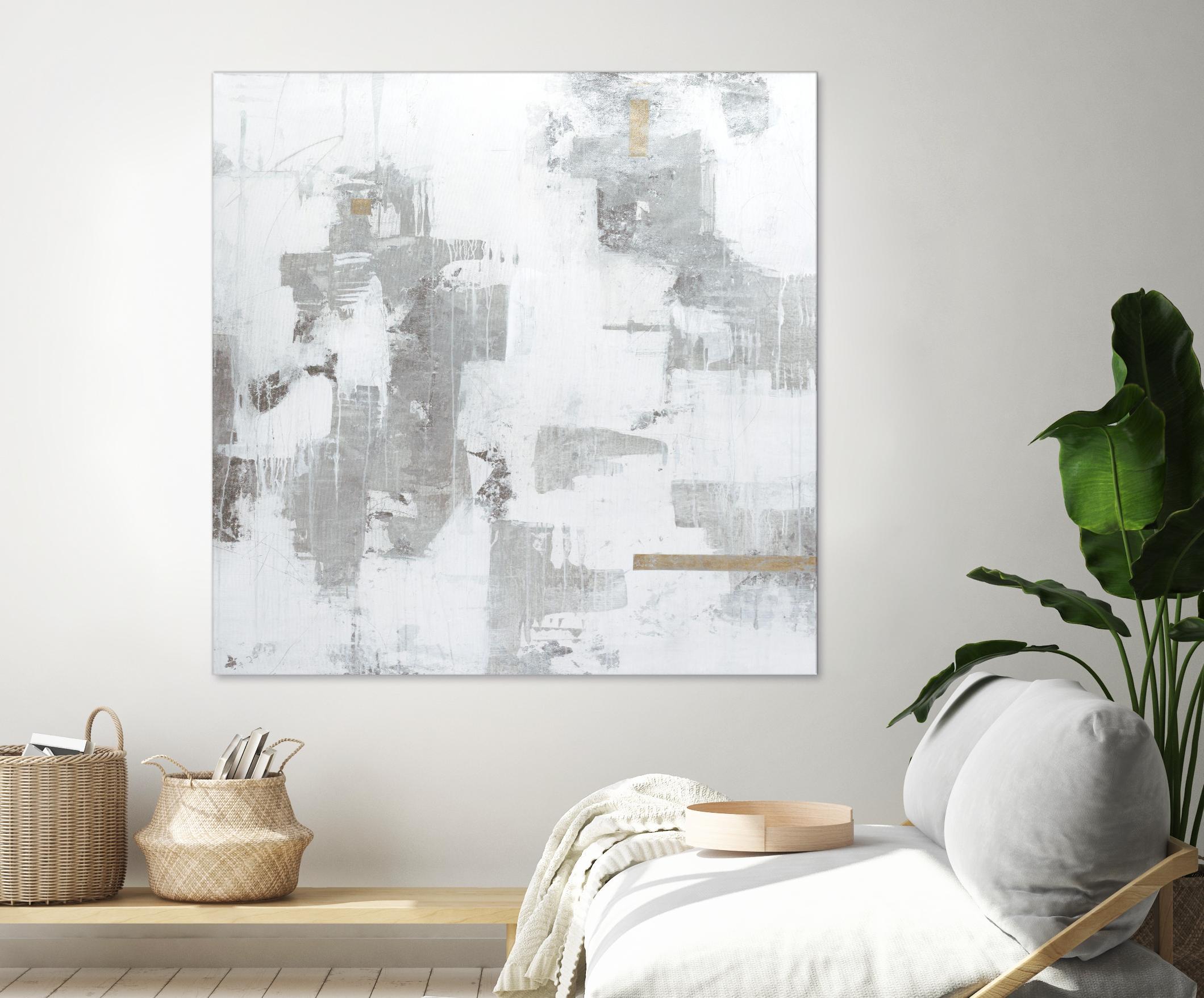 Haloed in Metallic II by Daleno Art on GIANT ART - gold abstract abstract 