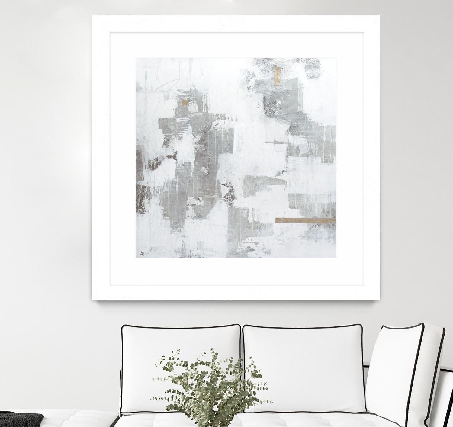 Haloed in Metallic II by Daleno Art on GIANT ART - gold abstract abstract 