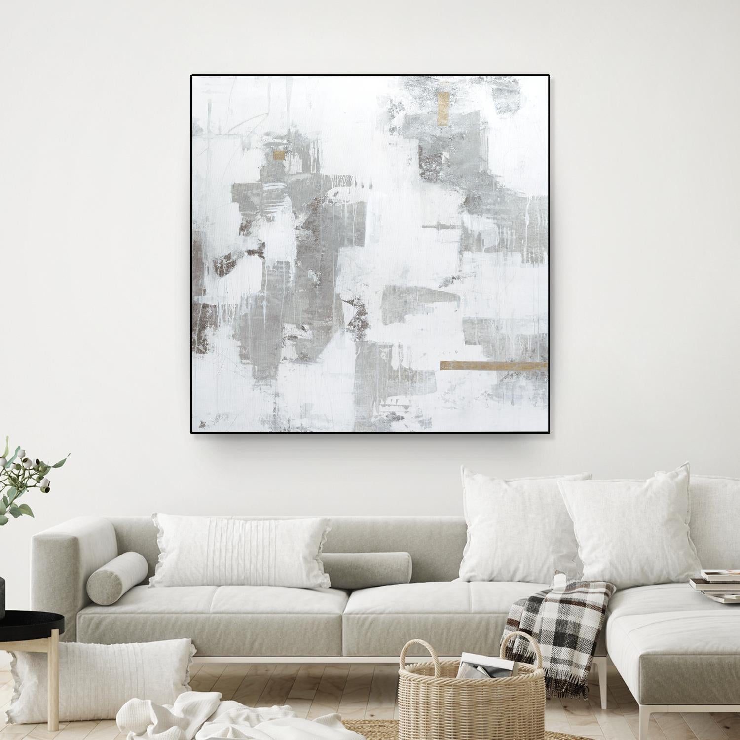 Haloed in Metallic II by Daleno Art on GIANT ART - gold abstract abstract 