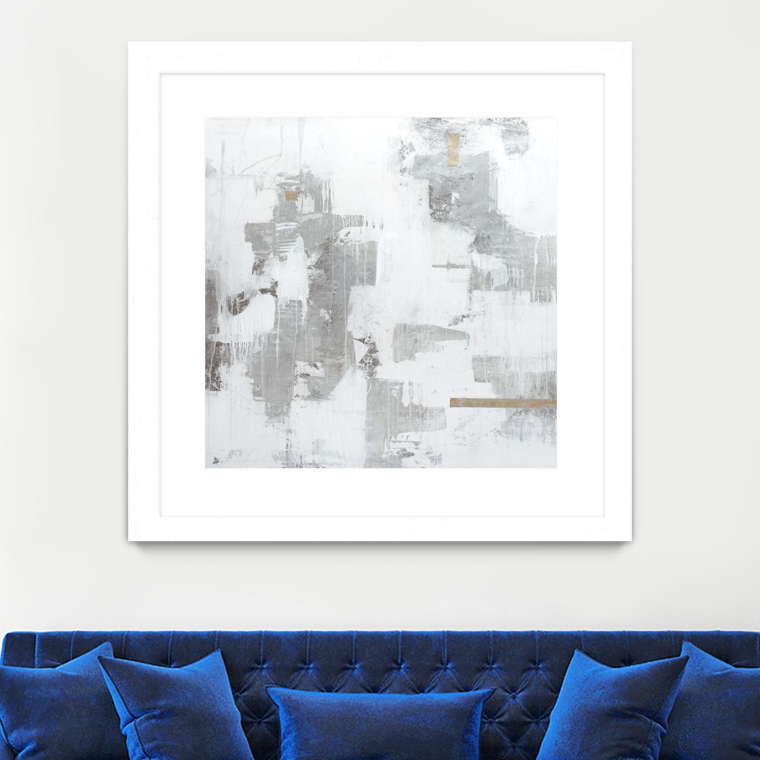 Haloed in Metallic II by Daleno Art on GIANT ART - gold abstract abstract 