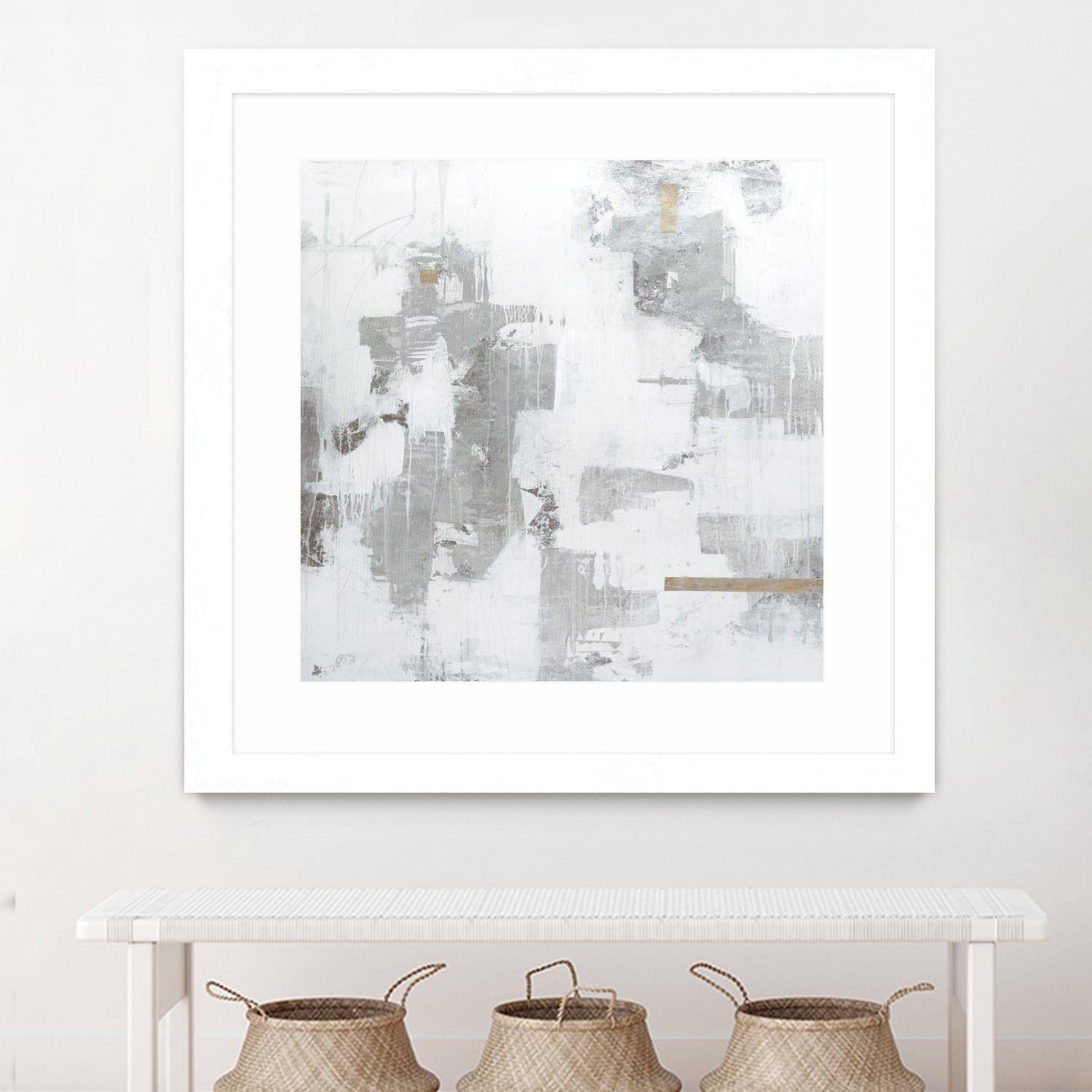 Haloed in Metallic II by Daleno Art on GIANT ART - gold abstract abstract 