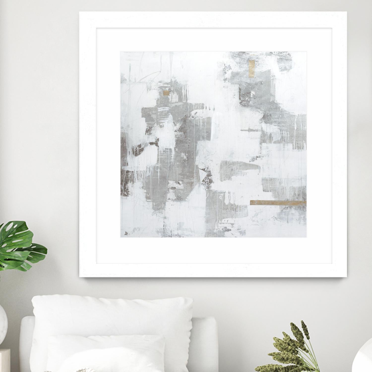 Haloed in Metallic II by Daleno Art on GIANT ART - gold abstract abstract 