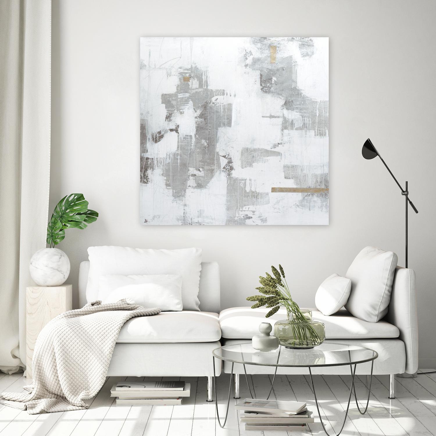 Haloed in Metallic II by Daleno Art on GIANT ART - gold abstract abstract 