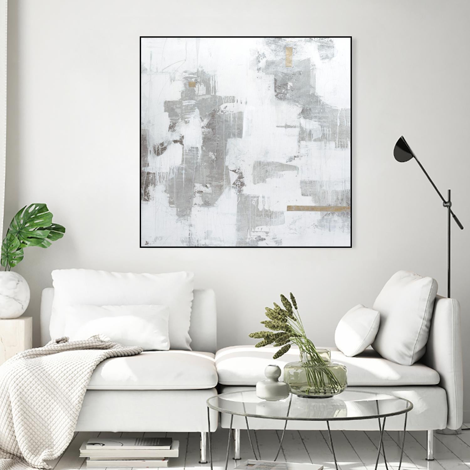 Haloed in Metallic II by Daleno Art on GIANT ART - gold abstract abstract 