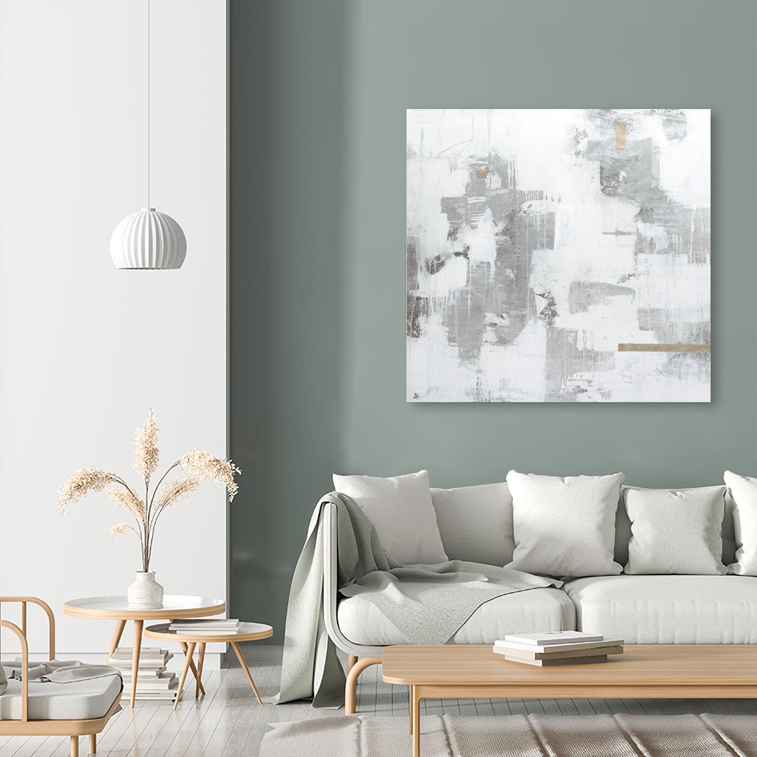 Haloed in Metallic II by Daleno Art on GIANT ART - gold abstract abstract 