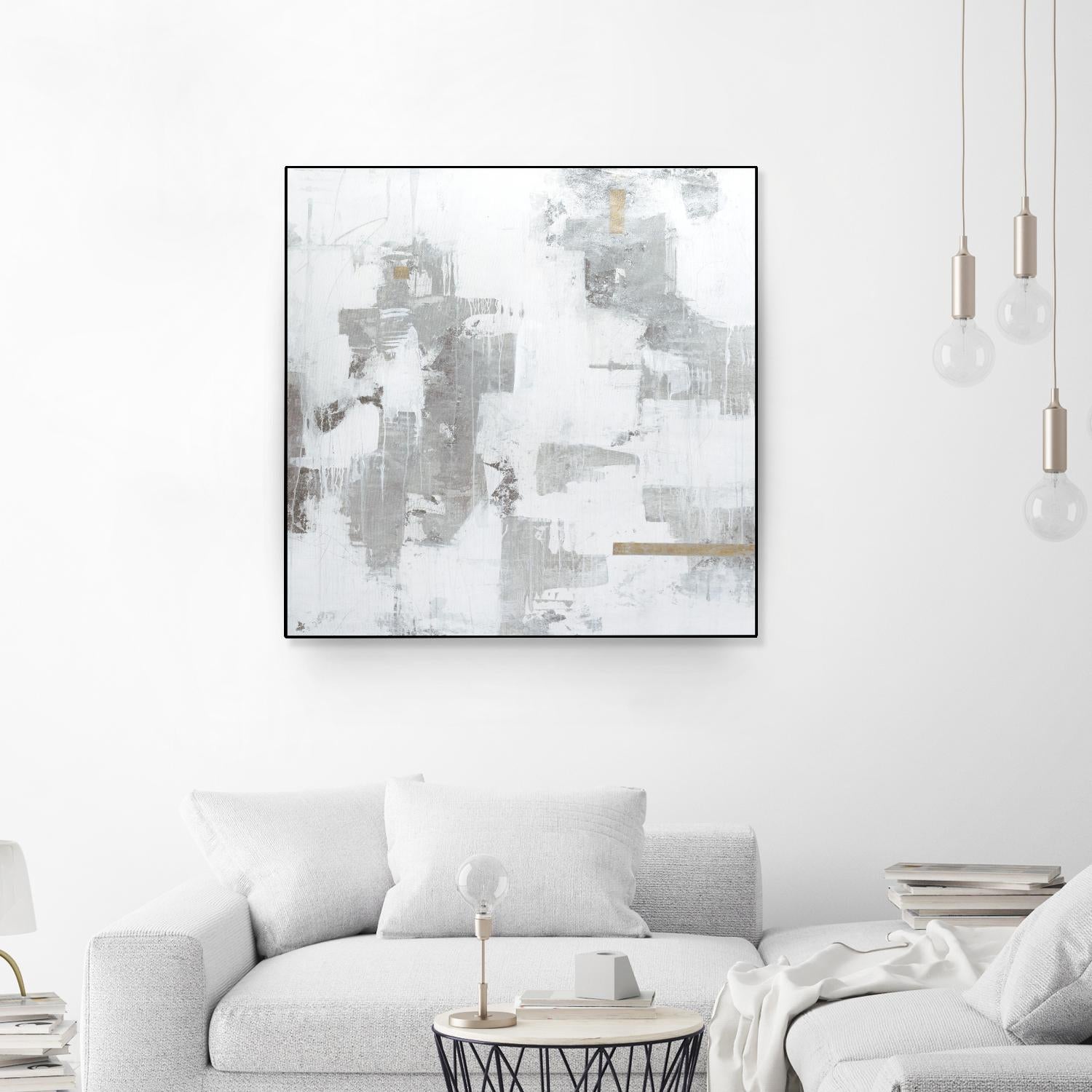 Haloed in Metallic II by Daleno Art on GIANT ART - gold abstract abstract 