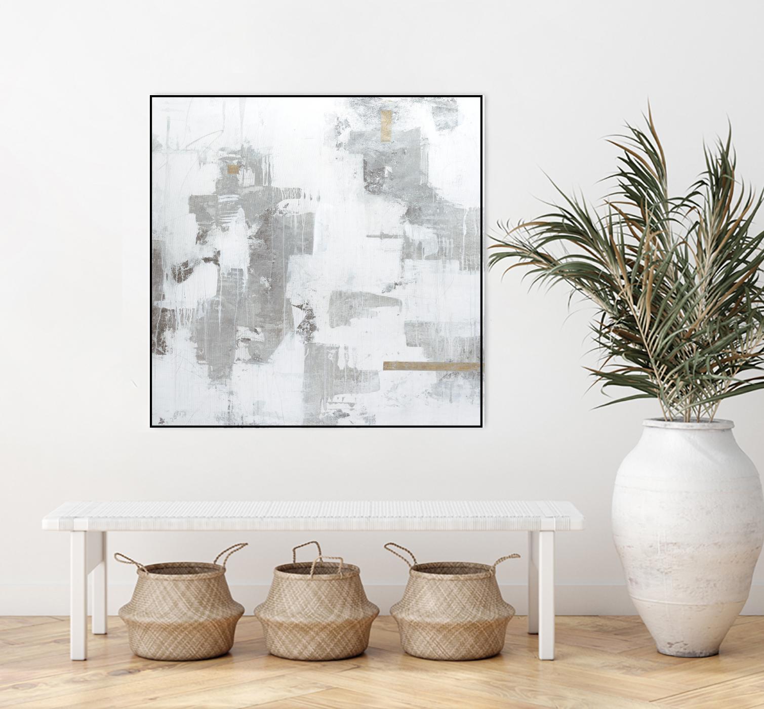 Haloed in Metallic II by Daleno Art on GIANT ART - gold abstract abstract 