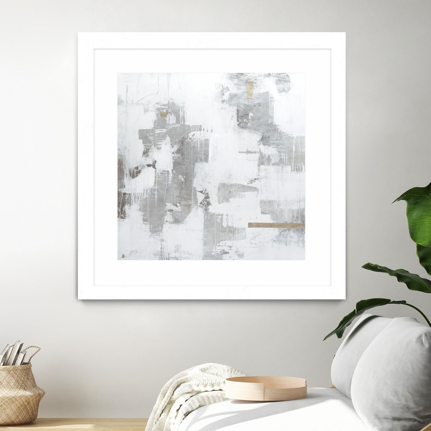 Haloed in Metallic II by Daleno Art on GIANT ART - gold abstract abstract 