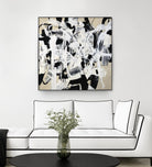 Talking out of Both Sides by Daleno Art on GIANT ART - beige abstract abstrait 