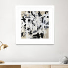 Talking out of Both Sides by Daleno Art on GIANT ART - beige abstract abstrait 