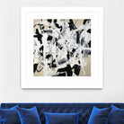 Talking out of Both Sides by Daleno Art on GIANT ART - beige abstract abstrait 