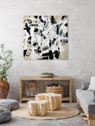 Talking out of Both Sides by Daleno Art on GIANT ART - beige abstract abstrait 