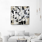 Talking out of Both Sides by Daleno Art on GIANT ART - beige abstract abstrait 