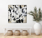 Talking out of Both Sides by Daleno Art on GIANT ART - beige abstract abstrait 