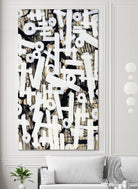 Strapped I by Daleno Art on GIANT ART - beige abstract abstrait 