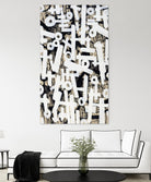 Strapped I by Daleno Art on GIANT ART - beige abstract abstrait 