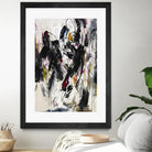 Cliff Divers by Daleno Art on GIANT ART - red abstract abstrait 