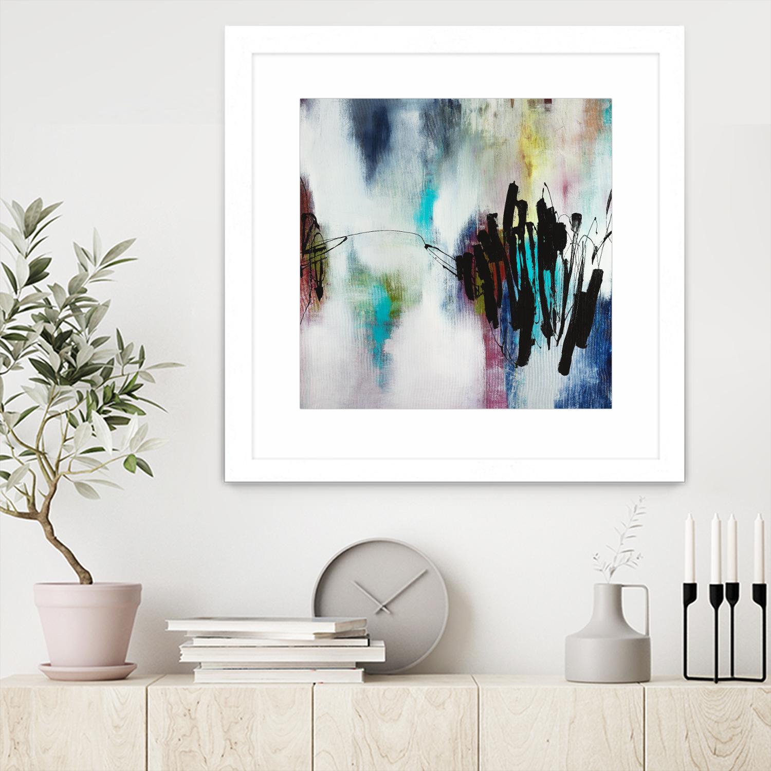 Disruptive Connection by Daleno Art on GIANT ART - pink abstract abstrait 