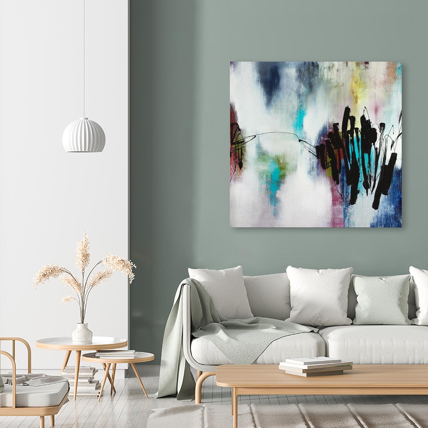 Disruptive Connection by Daleno Art on GIANT ART - pink abstract abstrait 