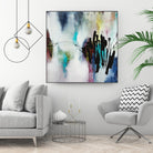 Disruptive Connection by Daleno Art on GIANT ART - pink abstract abstrait 