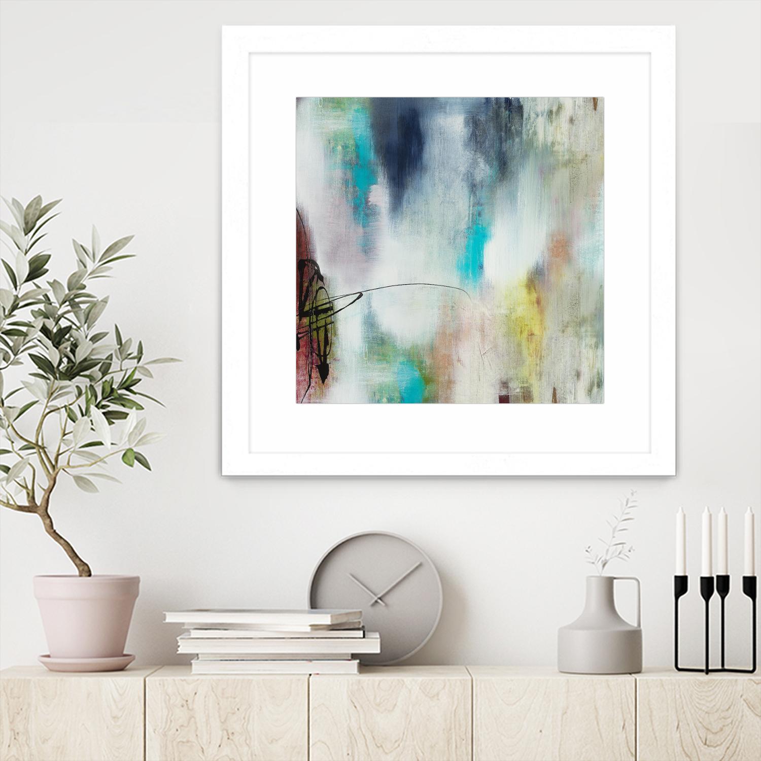 Disruptive Connection II by Daleno Art on GIANT ART - pink abstract abstrait