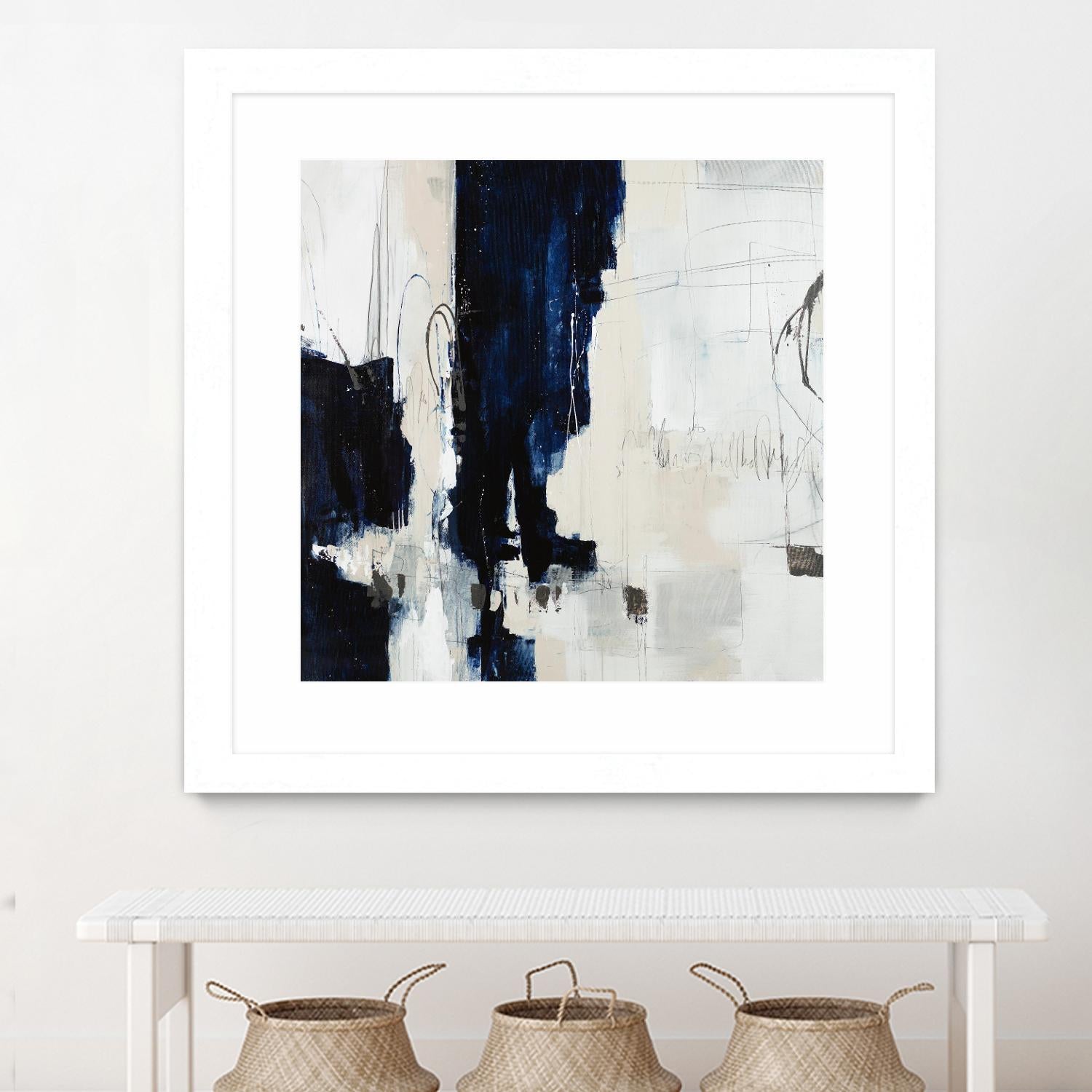 Underground Mechanics by Daleno Art on GIANT ART - blue abstract abstrait 
