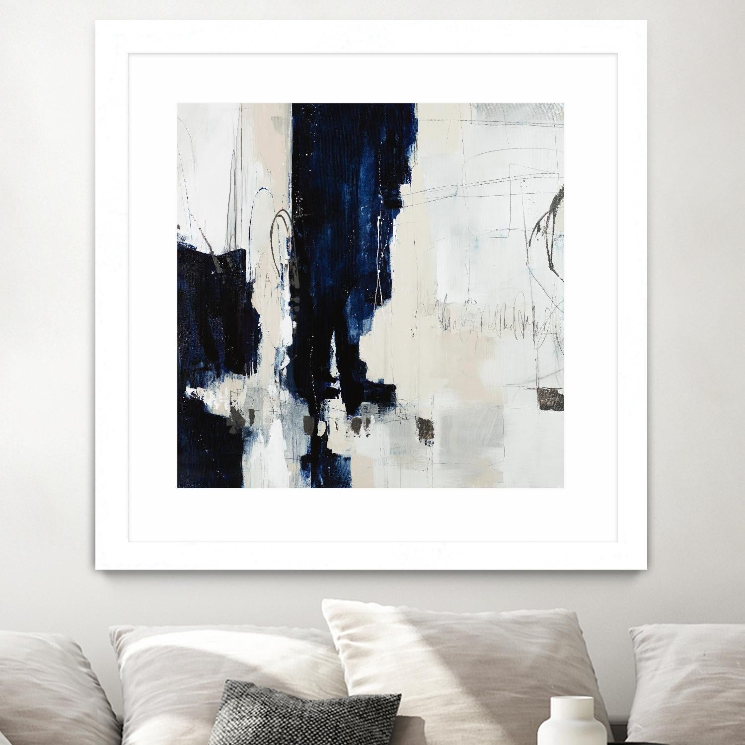 Underground Mechanics by Daleno Art on GIANT ART - blue abstract abstrait 