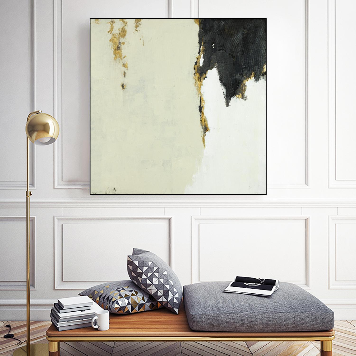 Get Rich Fast by Daleno Art on GIANT ART - gold abstract abstrait 