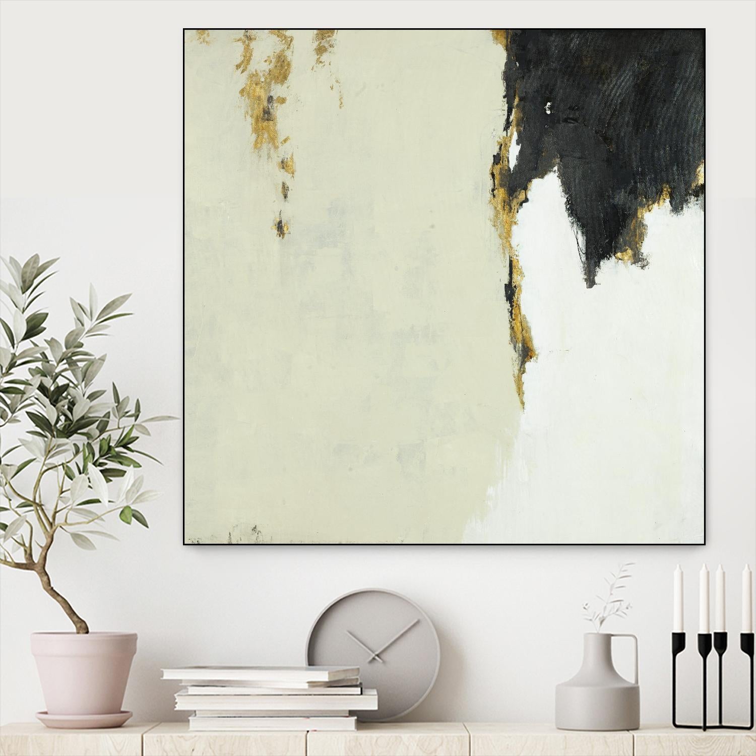 Get Rich Fast by Daleno Art on GIANT ART - gold abstract abstrait 