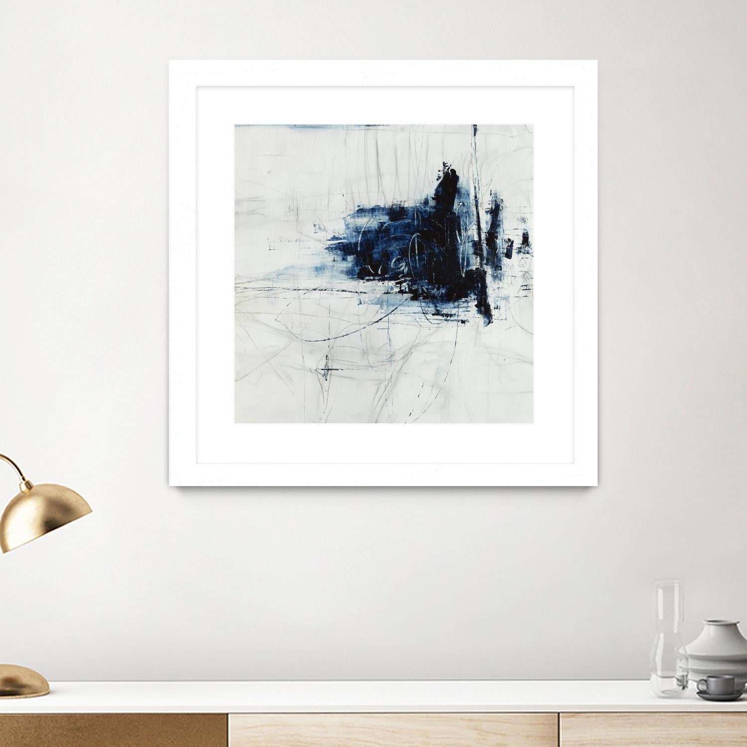 Superior by Daleno Art on GIANT ART - blue abstract abstrait 