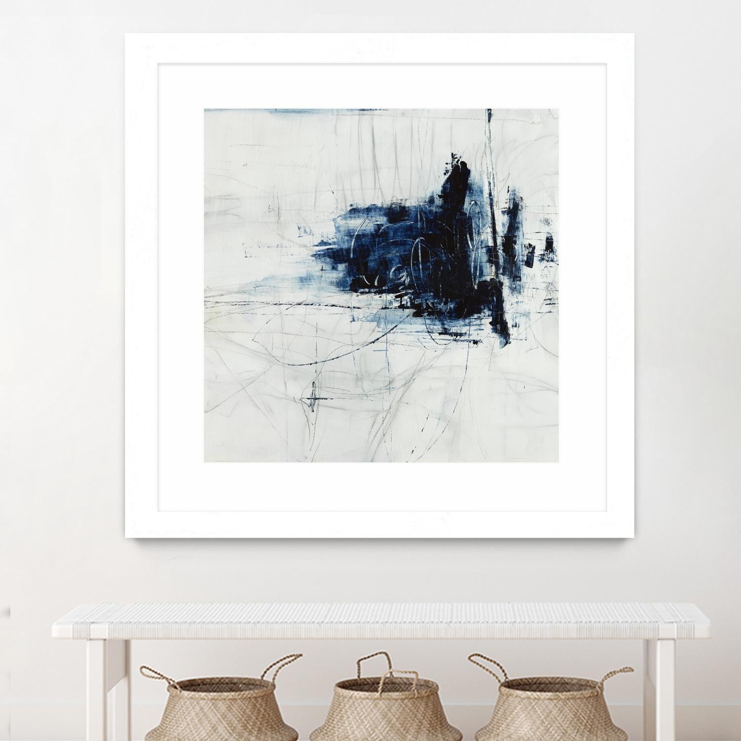 Superior by Daleno Art on GIANT ART - blue abstract abstrait 