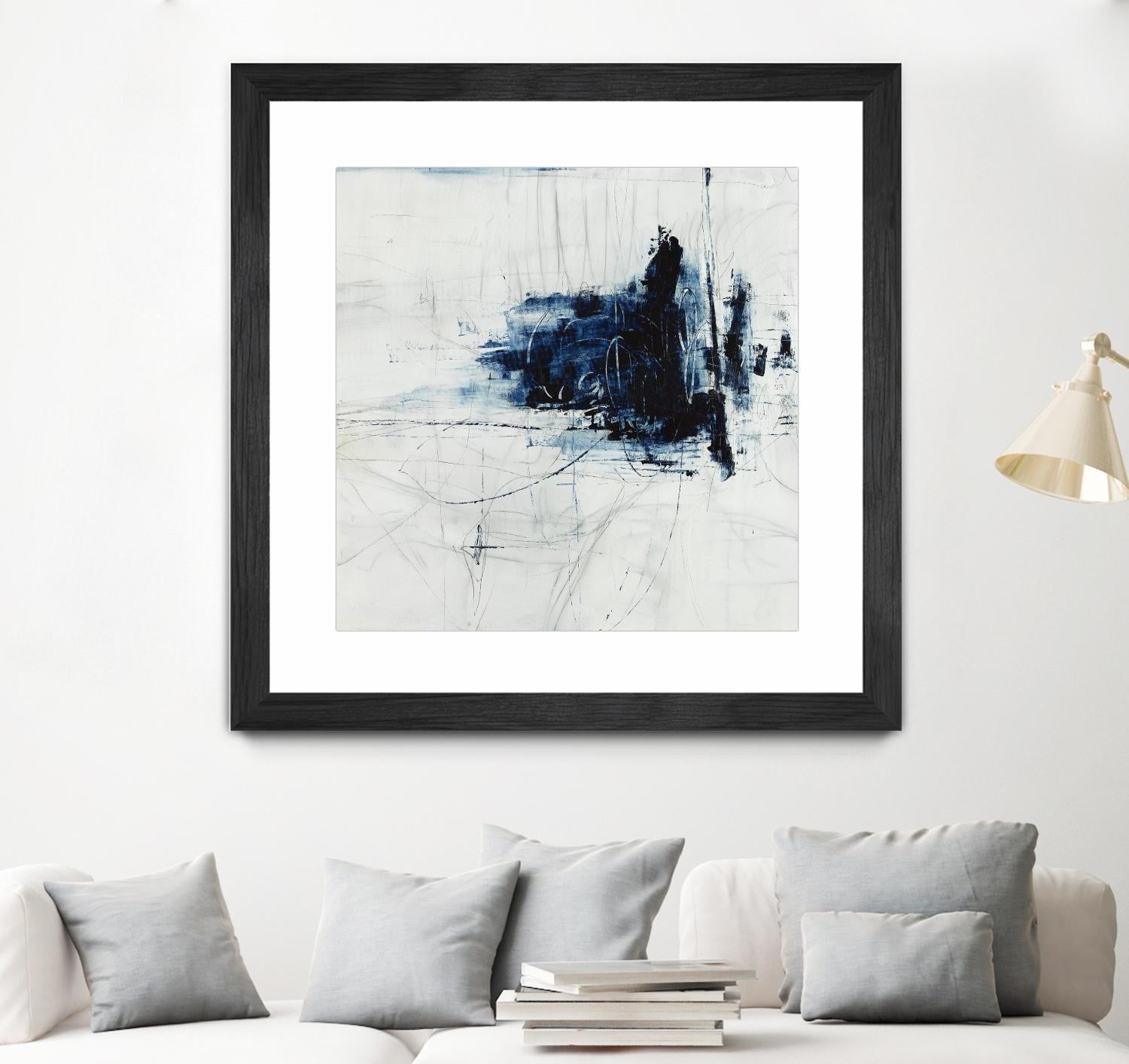 Superior by Daleno Art on GIANT ART - blue abstract abstrait 