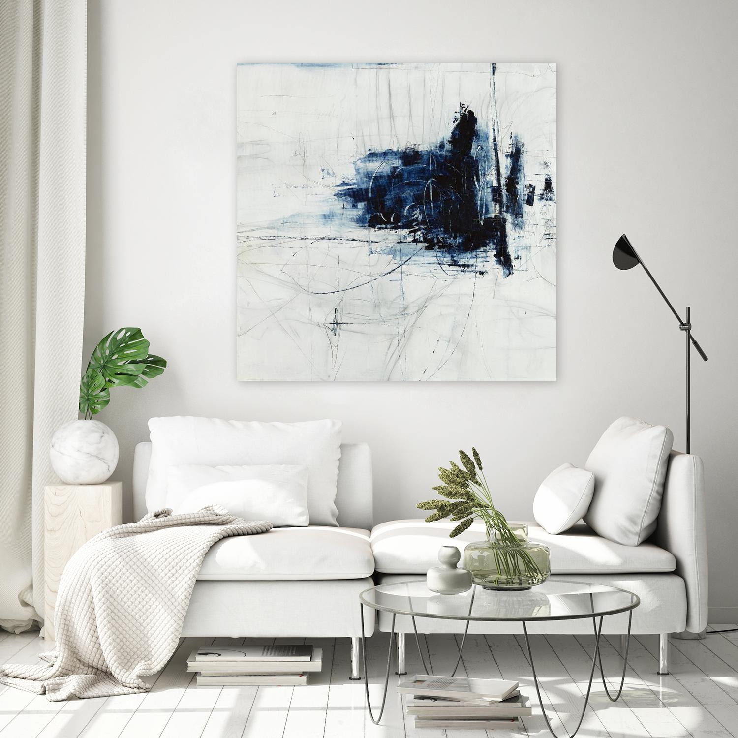 Superior by Daleno Art on GIANT ART - blue abstract abstrait 