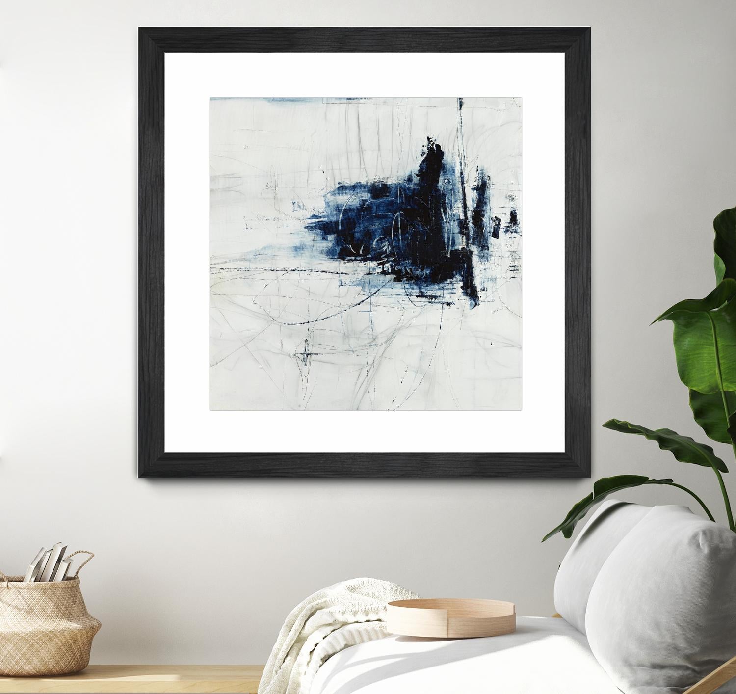 Superior by Daleno Art on GIANT ART - blue abstract abstrait 
