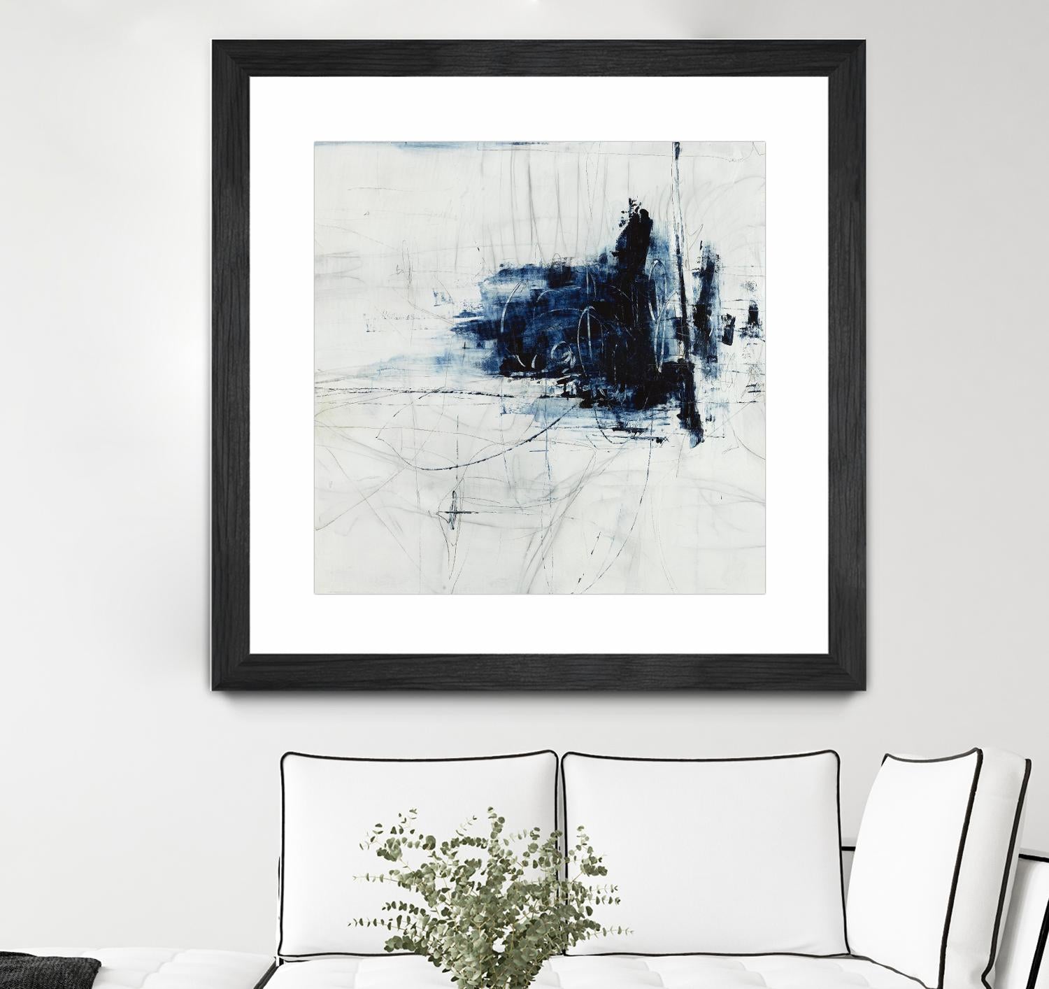 Superior by Daleno Art on GIANT ART - blue abstract abstrait 