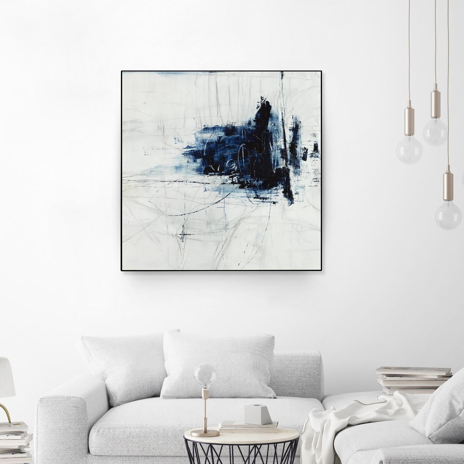 Superior by Daleno Art on GIANT ART - blue abstract abstrait 