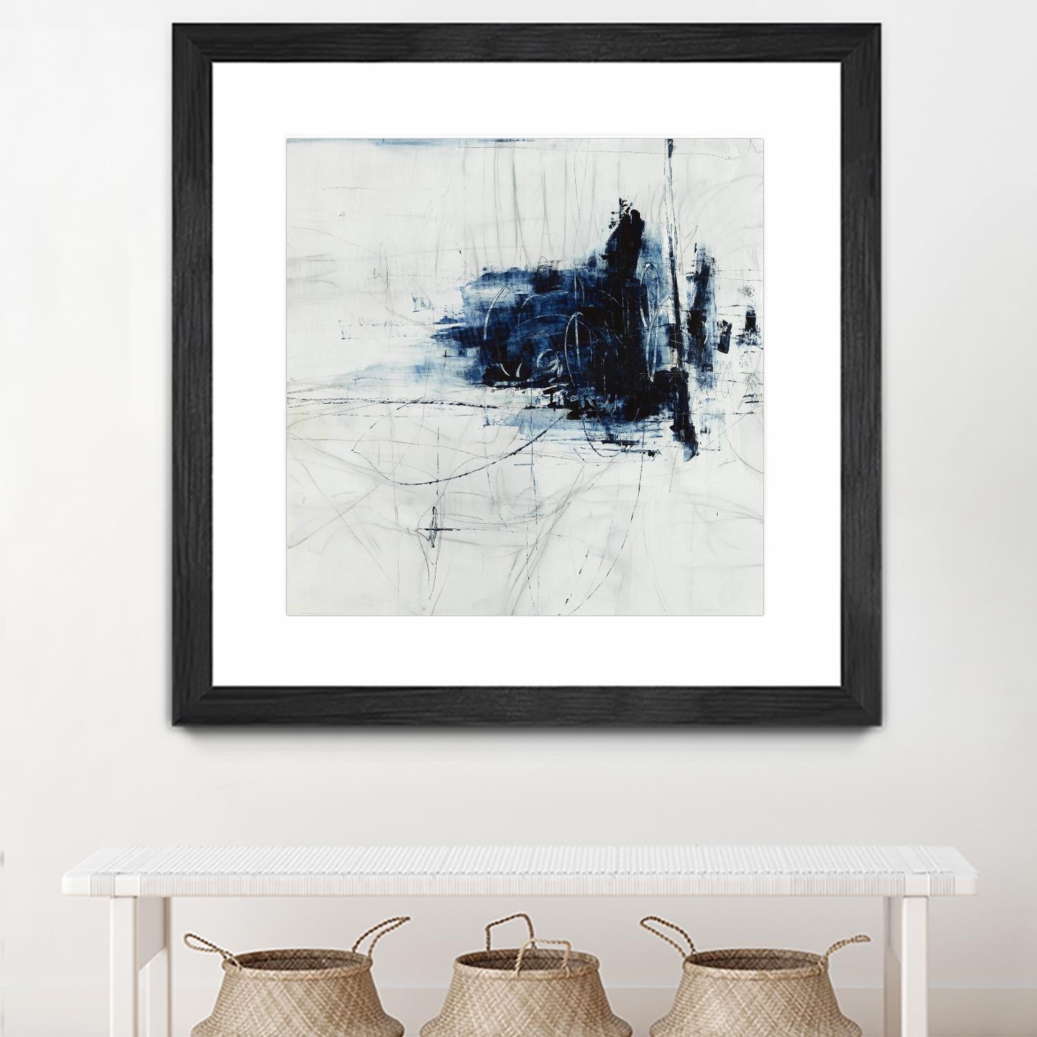Superior by Daleno Art on GIANT ART - blue abstract abstrait 